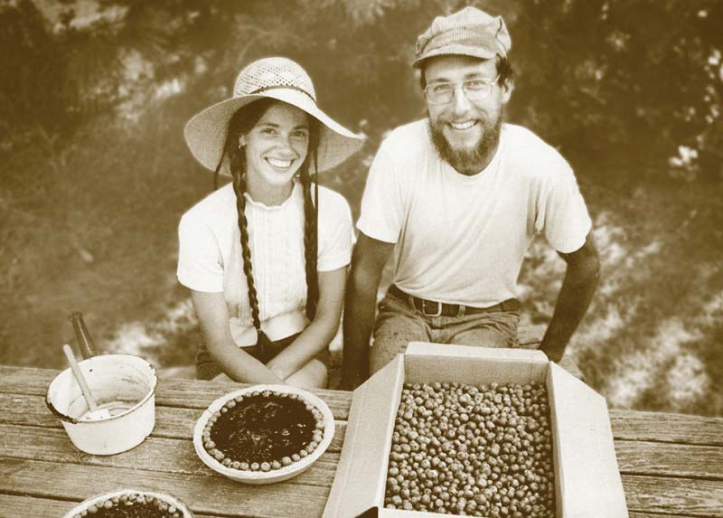 Dave Brazelton, Züchter der BrazelBerry® Collection und seine Frau in den 70er Jahren